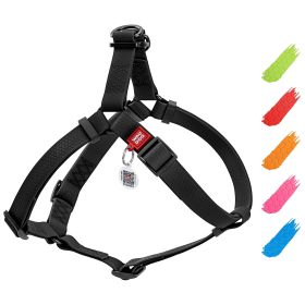 Waterproof Dog Harness Adjustable for Large Dogs Small and Medium Dogs Heavy Duty Dog Harness with Durable Metal Clasp for Boy Girl Dog Black 16 - 22