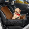 Dog Car Seat Removable Cleaning Pet Seat with Storage Bag and Safety Belt Fixed Pet Car Seat Suitable for Small and Medium Dogs Car Seat Travel Dog Ca