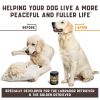 Calming Chews for Labrador Dogs with Valerian Root and Hemp Oil Aid during Thunderstorms Separation Car Rides Hip and Joint Health Tasty Dog Calming T